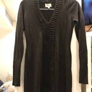 Milly brown wool Sweater dress